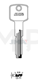 JMA CI-71 Specijalan ključ (Silca CS186 / Errebi C25L, C74*)