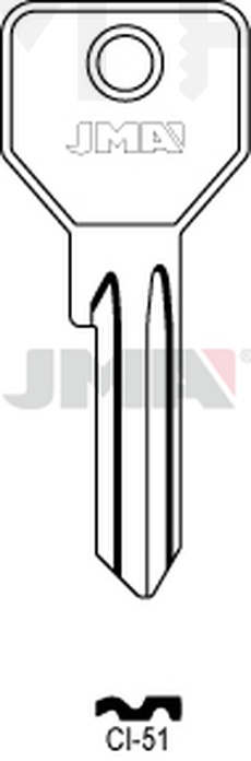 JMA CI-51 Cilindričan ključ (Silca CS119R / Errebi C5SE)