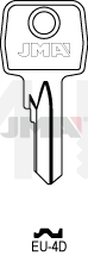 JMA EU-4D Cilindričan ključ (Silca EU4 / Errebi EL2)