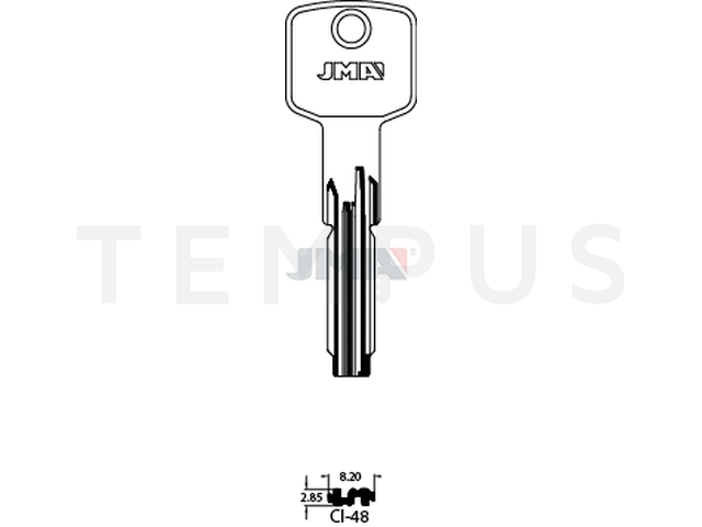 CI-48 Specijalan ključ (Silca AB48 / Errebi AU57L) 12726