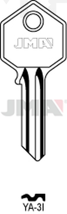 JMA YA-3I Cilindričan ključ (Silca YA7R / Errebi YI5PS)