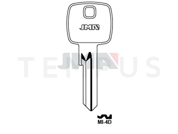 MI-4D Cilindričan ključ (Errebi MI2) 18373