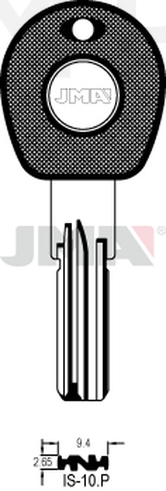 JMA IS-10.P Specijalan ključ (Silca IE26P / Errebi AT12P)
