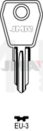 JMA EU-3 Cilindričan ključ (Silca EU9 / Errebi EL7)