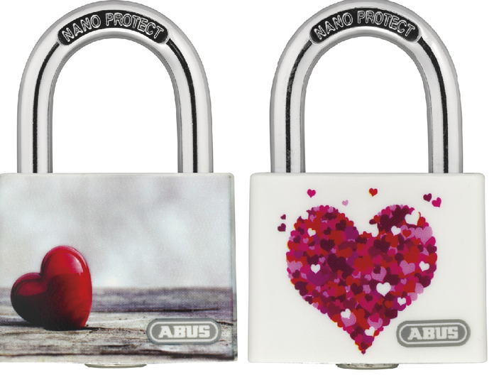 ABUS T65AL/40 MyLove Herz - Strand