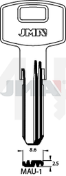 JMA MAU-1 Specijalan ključ (Silca DK6 / Errebi DKB8)