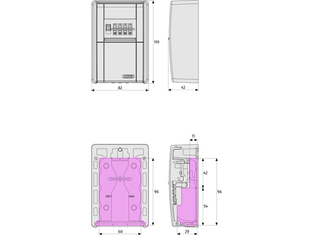 787 LED BIG KEY GARAGE 15535