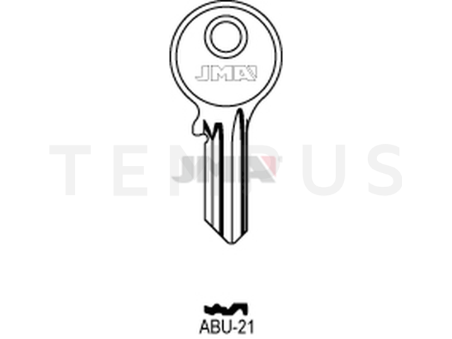 ABU-21 Cilindričan ključ (Silca AB53  / Errebi AU64R) 12464