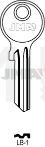 JMA LB-1 Cilindričan ključ (Silca LOB1R / Errebi LOB1R)