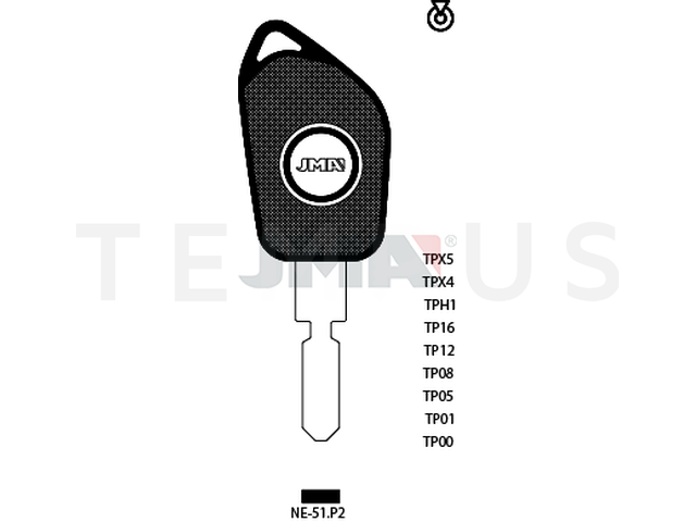 TP00NE-51.P2 (Silca NE78T0 / Errebi T00NE81PA) 13904