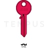 CI-DL ROJO Cilindričan ključ (Silca CS206, AB1, CS206 / Errebi C5D,AU5D, C5D) 14187