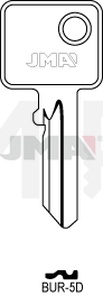 JMA BUR-5D Cilindričan ključ (Silca BUR21 / Errebi BG25)