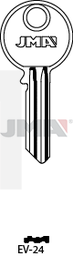 JMA EV-24 Cilindričan ključ (Silca EV24R / Errebi EV18R)