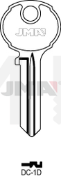JMA DC-1D Cilindričan ključ (Silca DCR1 / Errebi DCR1)