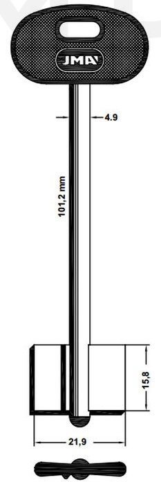 JMA MT-17.P1G Kasa ključ (Errebi 2MO25P165)