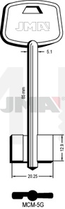 JMA MCM-5G  Kasa ključ (Errebi 1MD5)