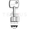 IS-1G Kasa ključ (Silca 5IE5 / Errebi 1IE1) 13248