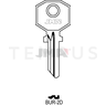 BUR-2D Cilindričan ključ (Silca BUR2 / Errebi BG8) 12656