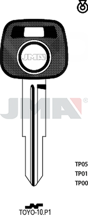 JMA TP00TOYO-10.P1 (Silca TOY42AT0 / Errebi T00TY42PA)