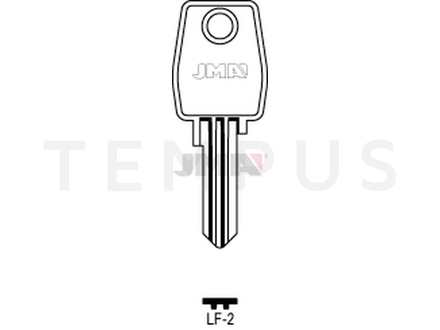 LF-2 Cilindričan ključ (Silca LF2 / Errebi LF8) 13383