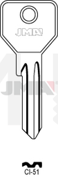 JMA CI-51 Cilindričan ključ (Silca CS119R / Errebi C5SE)