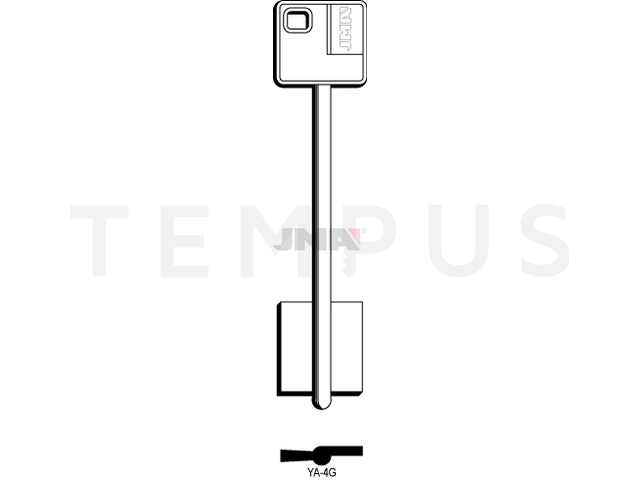 YA-4G Kasa ključ (Silca 5YA8 / Errebi 2YI5) 14107