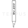 FRESA F43 - freza za kaba 0,7x45x6 11896