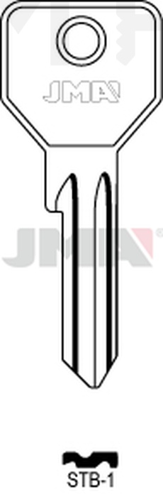 JMA STB-1/2 Cilindričan ključ (Silca STN1R / Errebi STB1R)