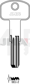 JMA SEC-2 Specijalan ključ (Silca SCM2 / Errebi SEM7)