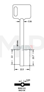 JMA MAU-5G Kasa ključ