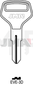 JMA EVE-3D Cilindričan ključ (Silca ED1 / Errebi EVG1)