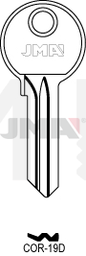 JMA COR-19D Cilindričan ključ (Silca CB42 / Errebi CO18)