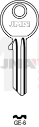 JMA GE-6 Cilindričan ključ (Silca GE3R / Errebi GG5PS)