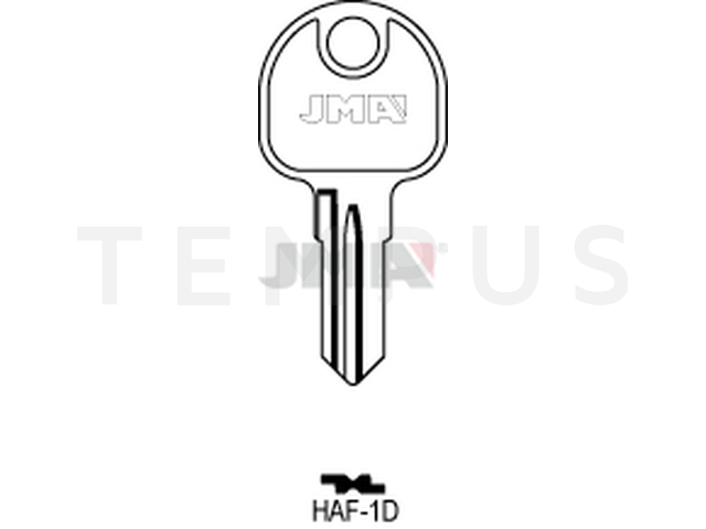 HAF-1D  Cilindričan ključ (Silca HF74R / Errebi HAF1R) 13161