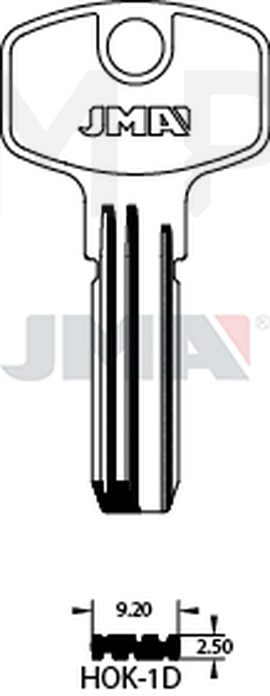 JMA HOK-1D Specijalan ključ (Silca HOK2R)