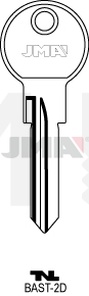 JMA BAST-2D Cilindričan ključ (Silca BAS2R / Errebi BAT2R)