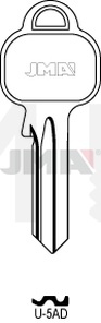 JMA U-5AD Cilindričan ključ (Silca UL050M / Errebi  UG5D)