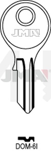 JMA DOM-6I Cilindričan ključ (Silca DM19R, DM4R / Errebi DM10R, DM24R)