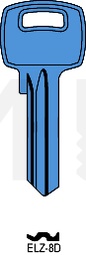 JMA ELZ-8D AZUL CLARO Cilindričan ključ (Silca EL1C / Errebi EZ10)