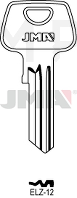 JMA ELZ-12 Cilindričan ključ (Errebi EZ13R)