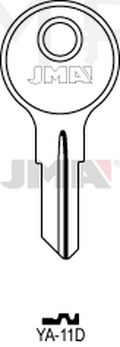JMA YA-11D Cilindričan ključ (Silca YA4 / Errebi YD8)