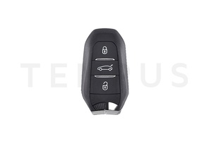 OSTALI EL PEUGEOT 09 A - Peugeot AES handsfree smart daljinac 3 tastera, aftermarket, Hitag AES 433MHz