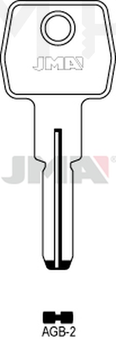 JMA AGB-2 Specijalan ključ (Silca AGB5 / Errebi AGB6)
