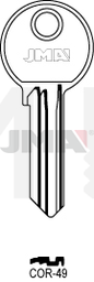 JMA COR-49 Cilindričan ključ (Silca CB95R / Errebi CO51R)
