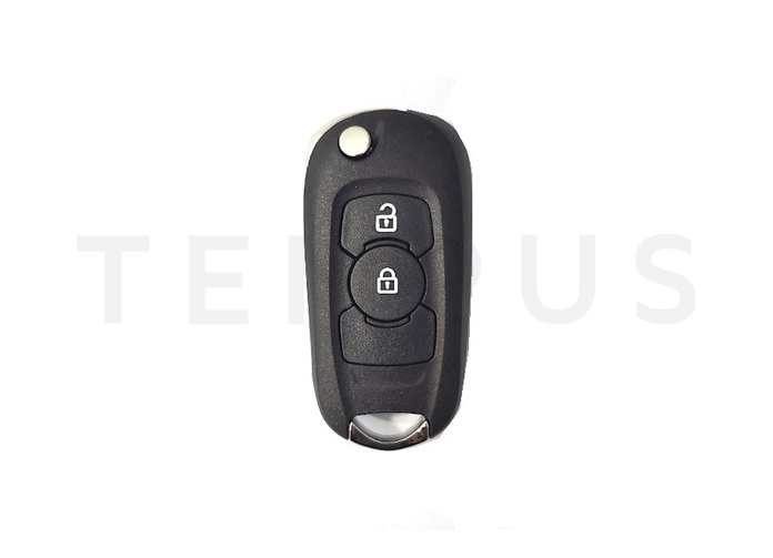 OSTALI EL OPEL 17 A - Opel Astra, skakavac 2 tastera, aftermarket, PCF7937E, 433 MHz