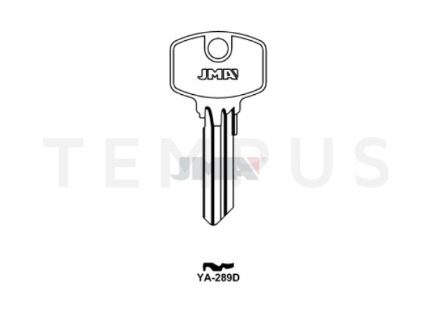 YA-289D Cilindričan ključ (Silca YA119SM / Errebi YI30) 21332