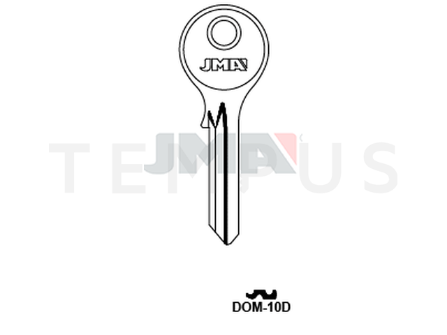 DOM-10D Cilindričan ključ (Silca DM13 / Errebi DM16) 18369