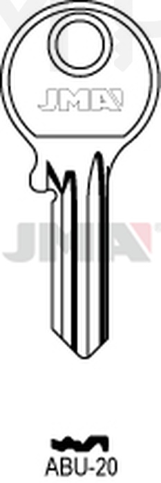 JMA ABU-20 Cilindričan ključ (Silca AB52  / Errebi AU58R )