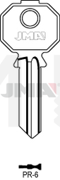 JMA PR-6 Cilindričan ključ (Silca PF092S / Errebi PS5M)