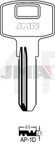 JMA AP-1D Specijalan ključ (Silca APK2R / Errebi APE2)